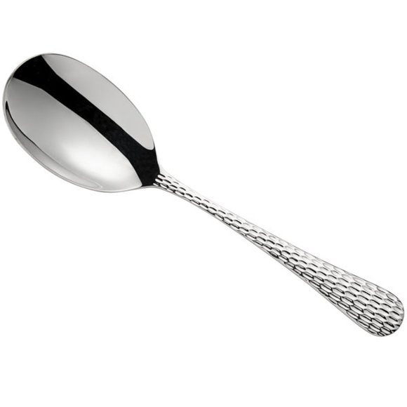Acopa Industry 8 3/4" 18/8 Stainless Steel Extra Heavy Serving Spoon(1Box-12EA) - Picture 3 of 4